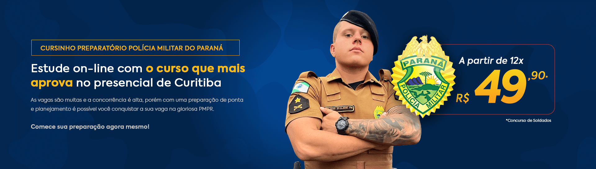 Ter garra é fundamental - Polícia Militar no Paraná - PMPR